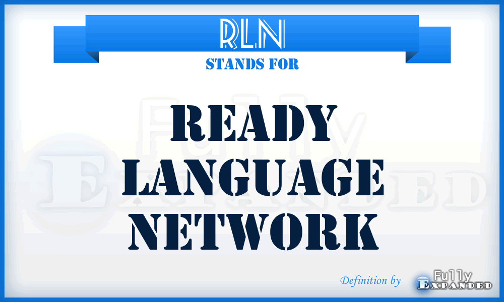RLN - Ready Language Network