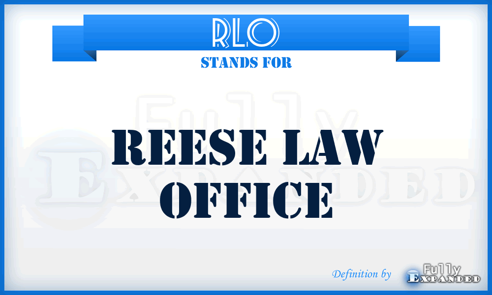 RLO - Reese Law Office