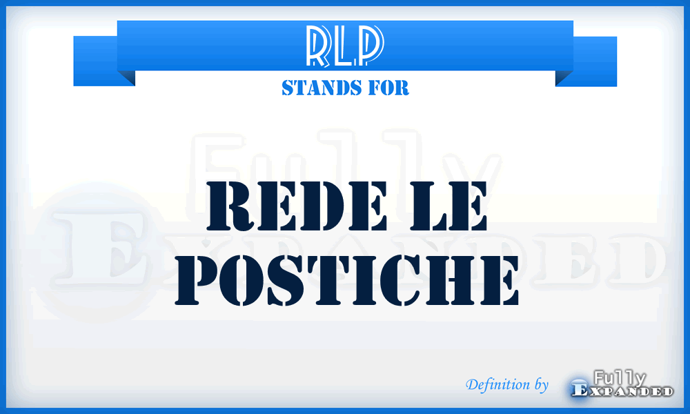 RLP - Rede Le Postiche