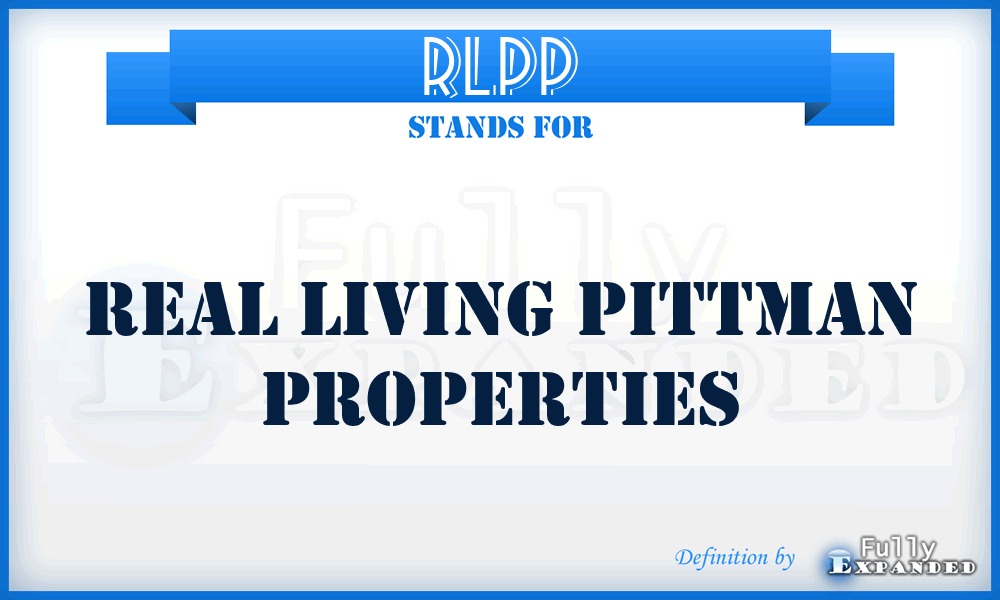 RLPP - Real Living Pittman Properties