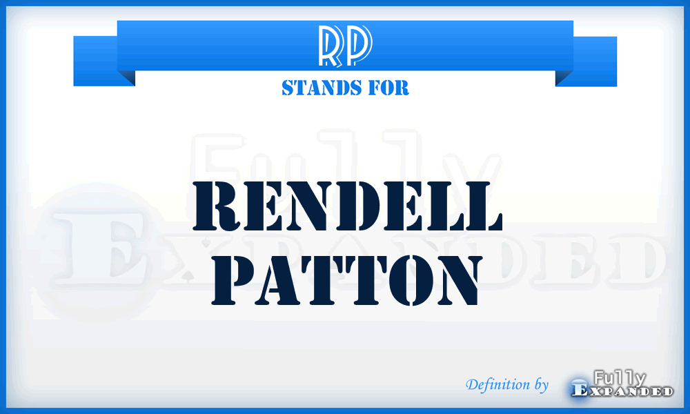 RP - Rendell Patton