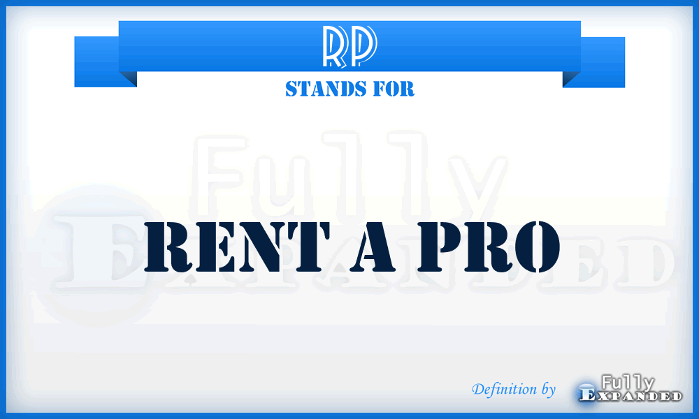 RP - Rent a Pro