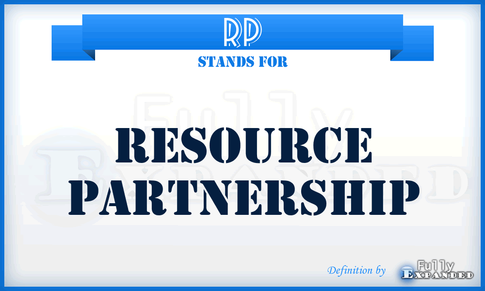 RP - Resource Partnership