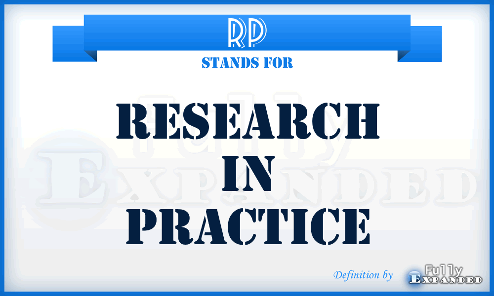 RP - Research in Practice
