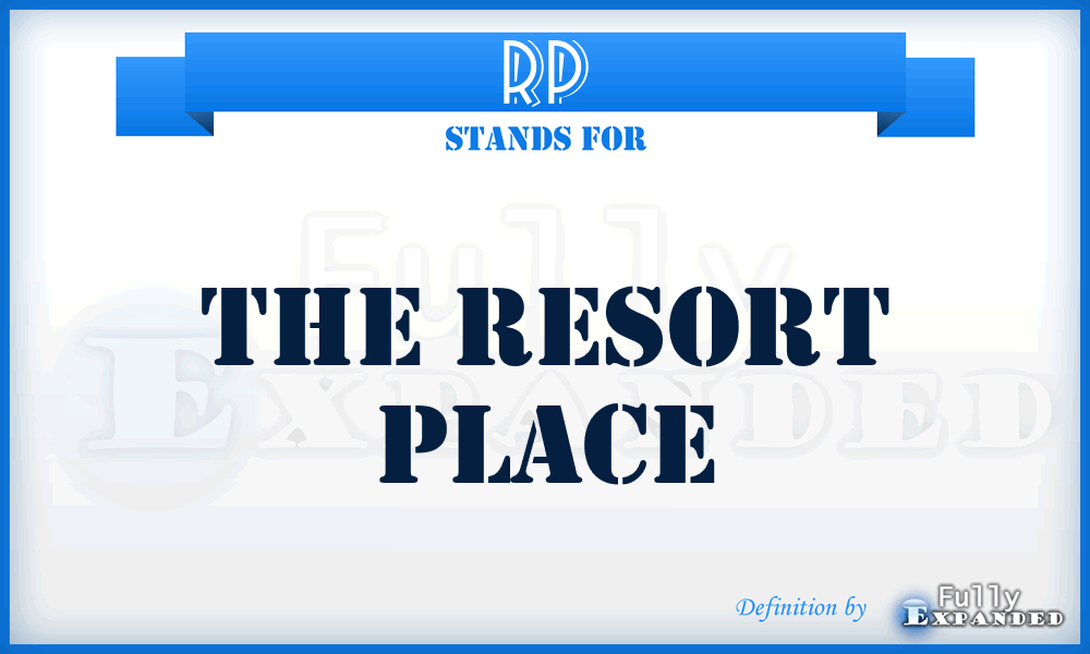 RP - The Resort Place