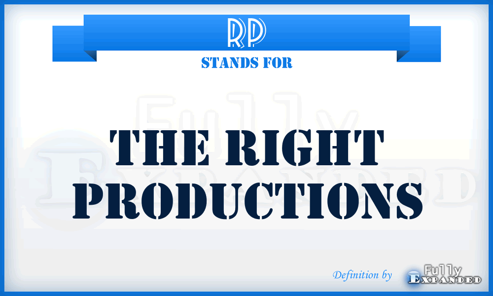 RP - The Right Productions