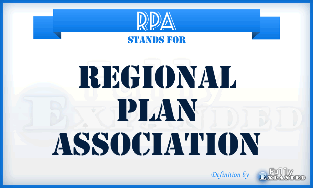 RPA - Regional Plan Association