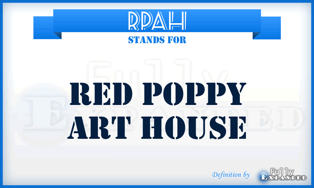 RPAH - Red Poppy Art House