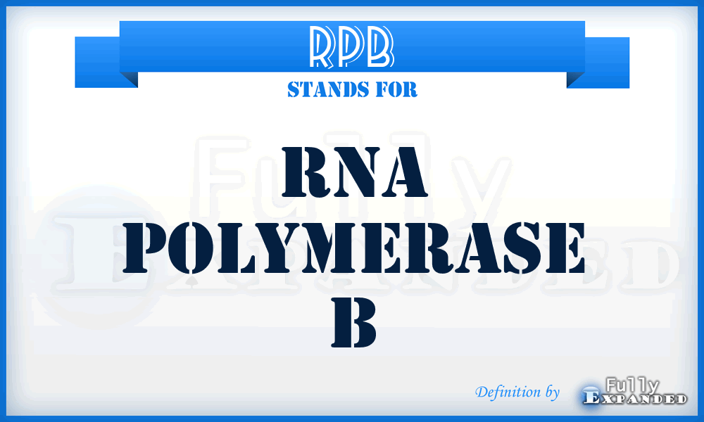 RPB - Rna Polymerase B