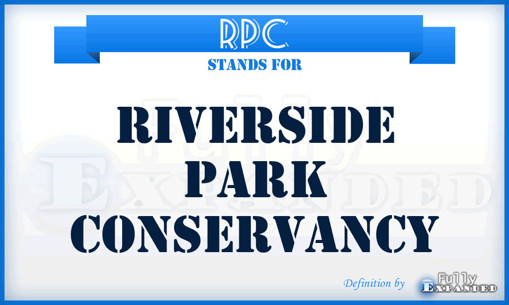 RPC - Riverside Park Conservancy