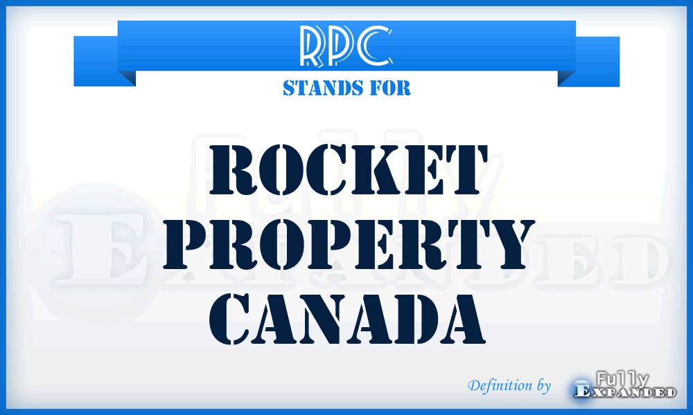 RPC - Rocket Property Canada