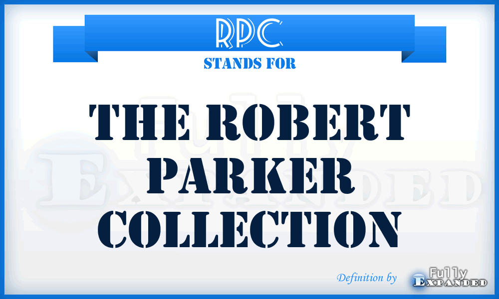 RPC - The Robert Parker Collection