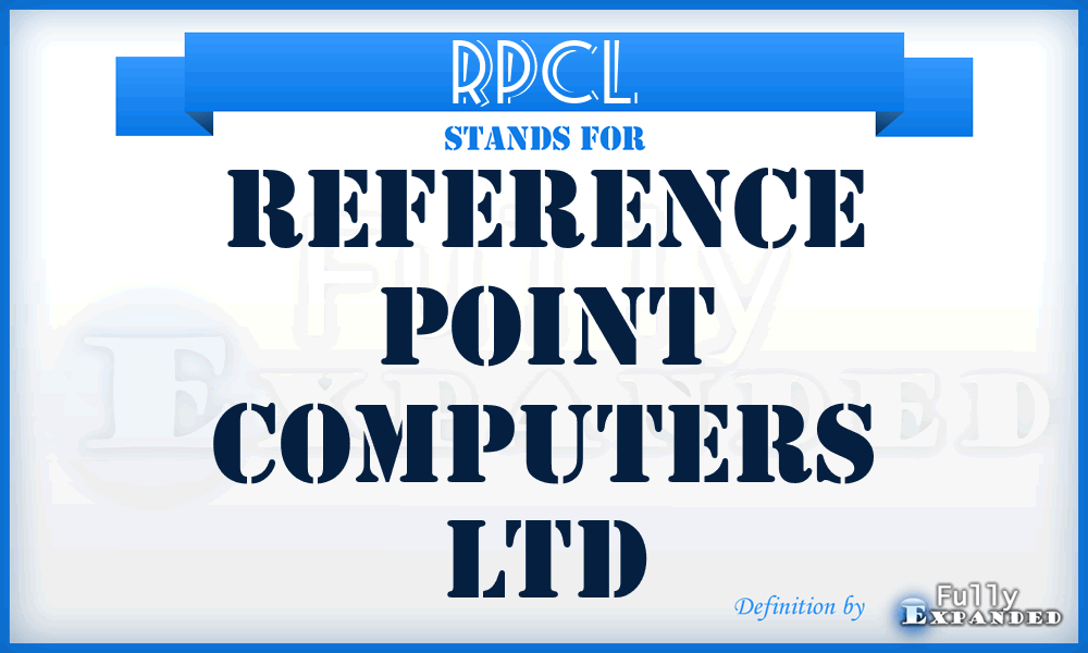 RPCL - Reference Point Computers Ltd