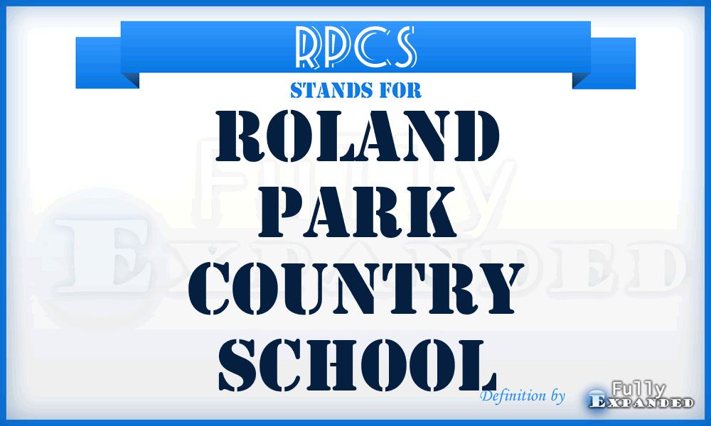 RPCS - Roland Park Country School