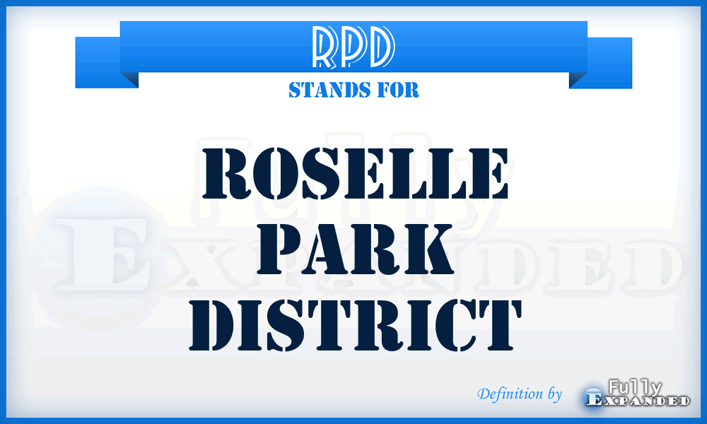 RPD - Roselle Park District