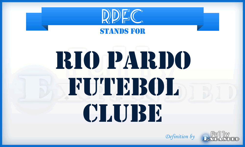 RPFC - Rio Pardo Futebol Clube