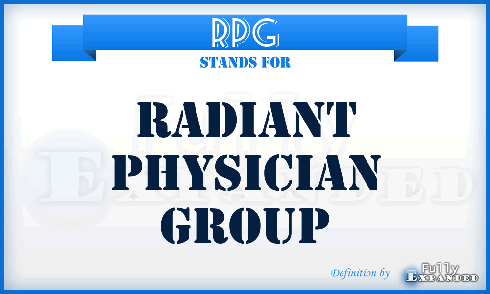 RPG - Radiant Physician Group