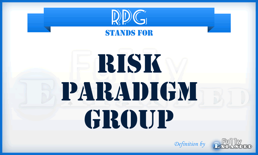 RPG - Risk Paradigm Group