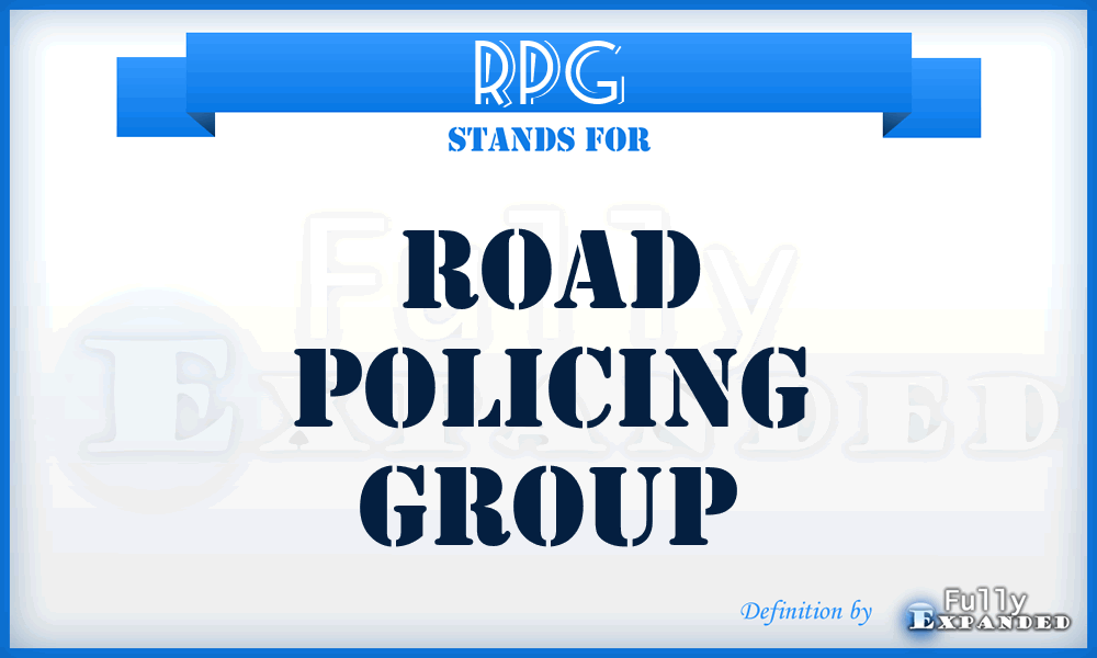 RPG - Road Policing Group