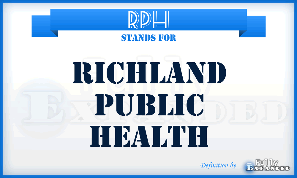 RPH - Richland Public Health