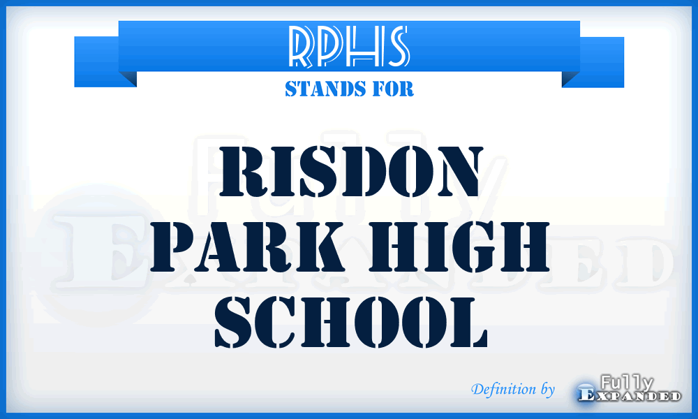 RPHS - Risdon Park High School