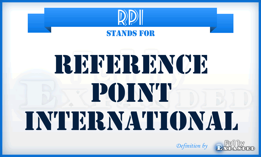 RPI - Reference Point International