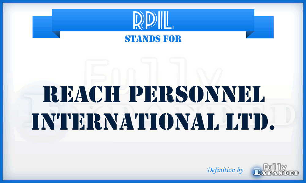 RPIL - Reach Personnel International Ltd.