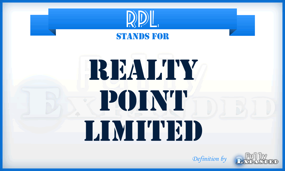 RPL - Realty Point Limited
