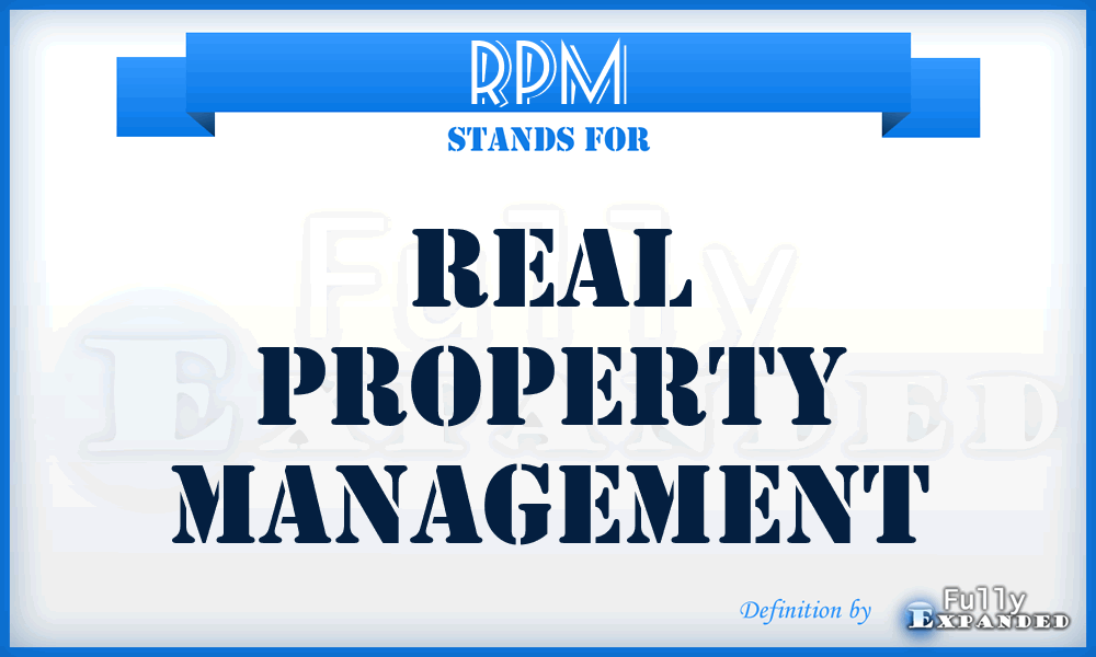 RPM - Real Property Management