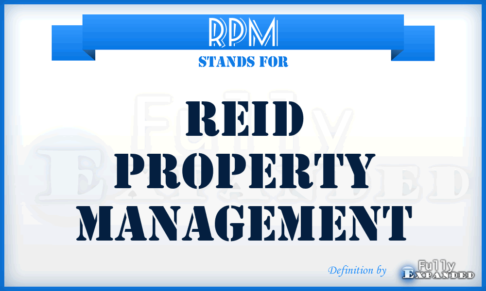 RPM - Reid Property Management