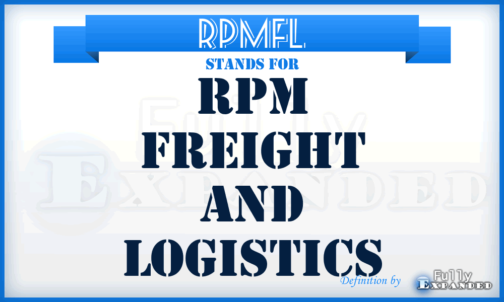 RPMFL - RPM Freight and Logistics