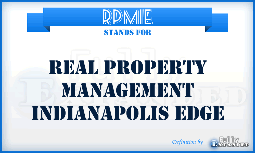 RPMIE - Real Property Management Indianapolis Edge