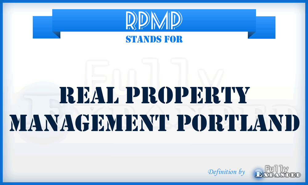 RPMP - Real Property Management Portland