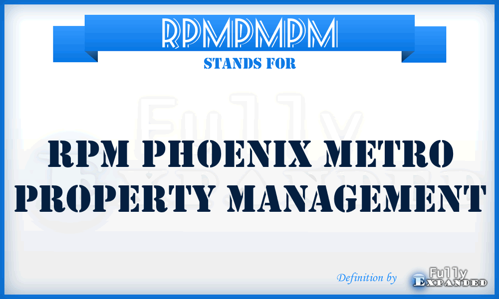 RPMPMPM - RPM Phoenix Metro Property Management