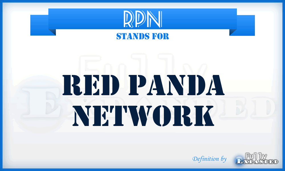 RPN - Red Panda Network