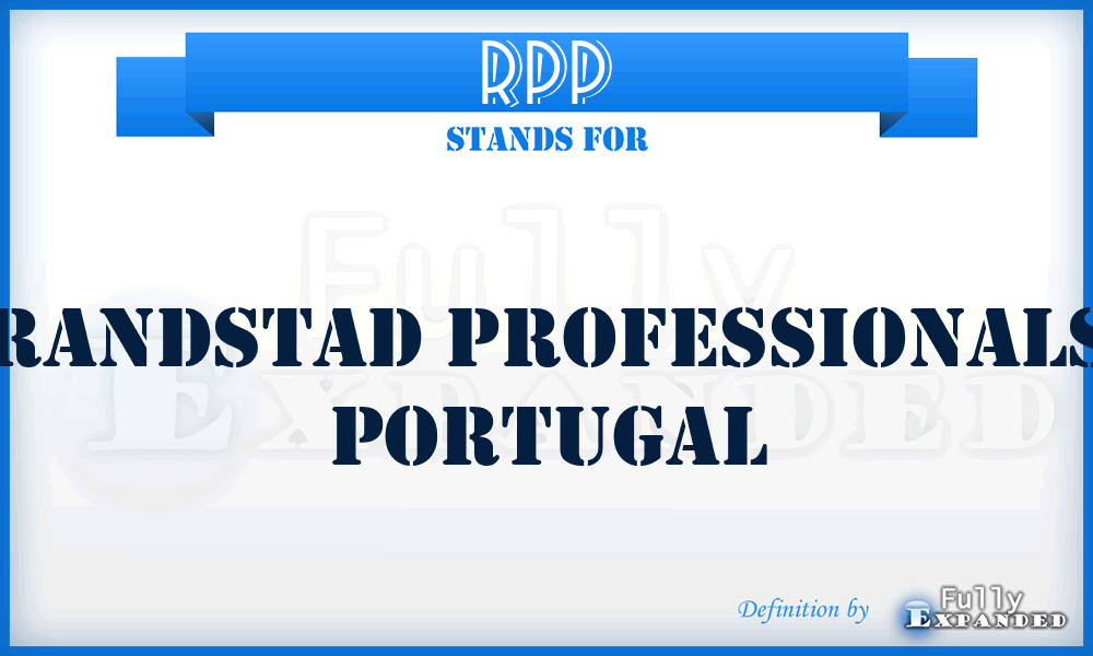 RPP - Randstad Professionals Portugal
