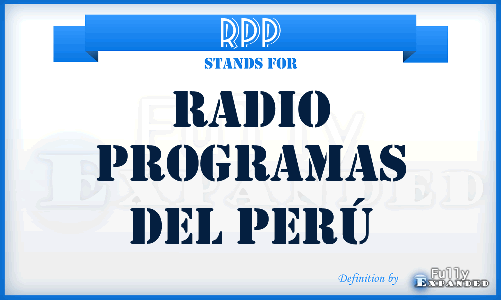 RPP - Radio Programas del Perú