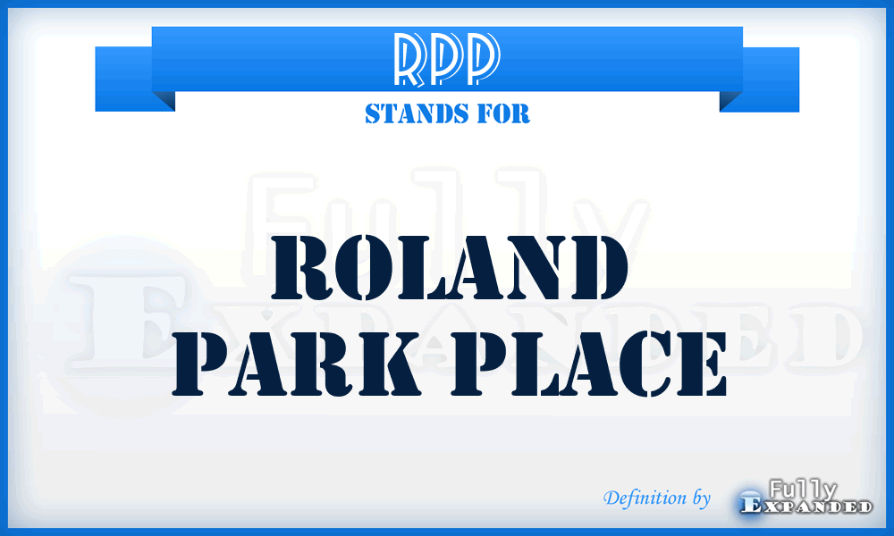 RPP - Roland Park Place