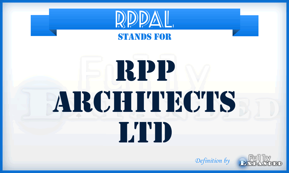 RPPAL - RPP Architects Ltd