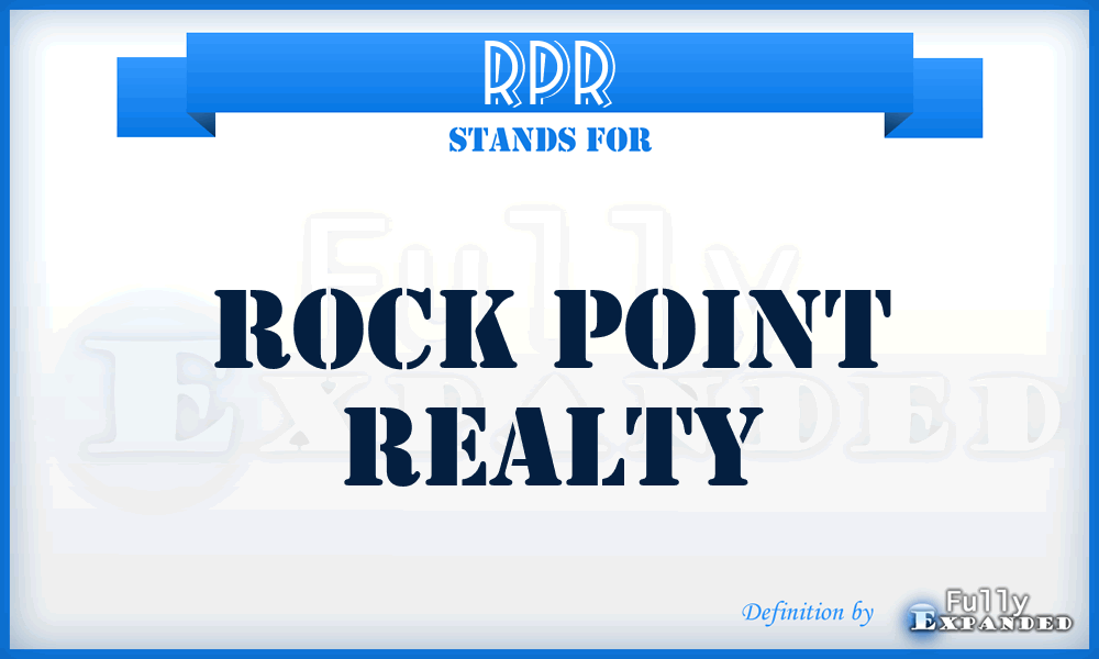 RPR - Rock Point Realty