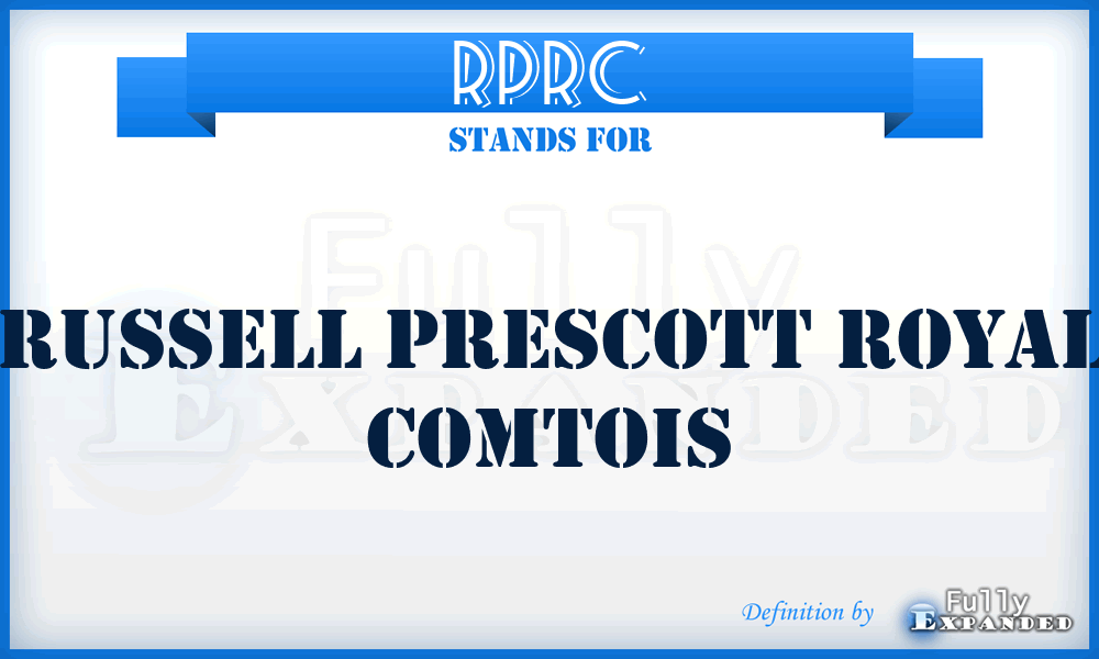 RPRC - Russell Prescott Royal Comtois