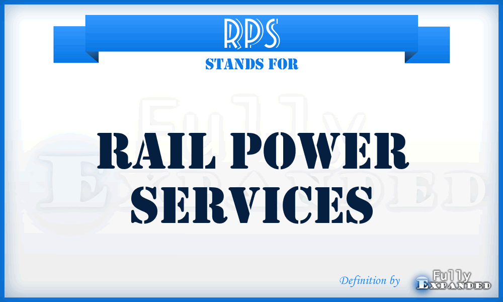 RPS - Rail Power Services