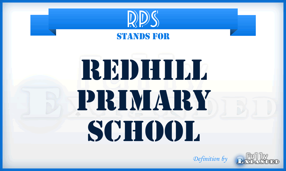 RPS - Redhill Primary School