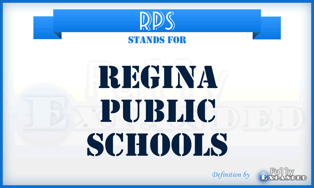 RPS - Regina Public Schools