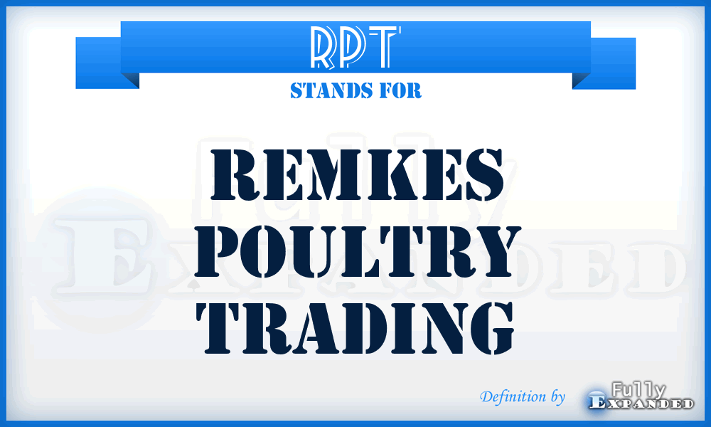 RPT - Remkes Poultry Trading