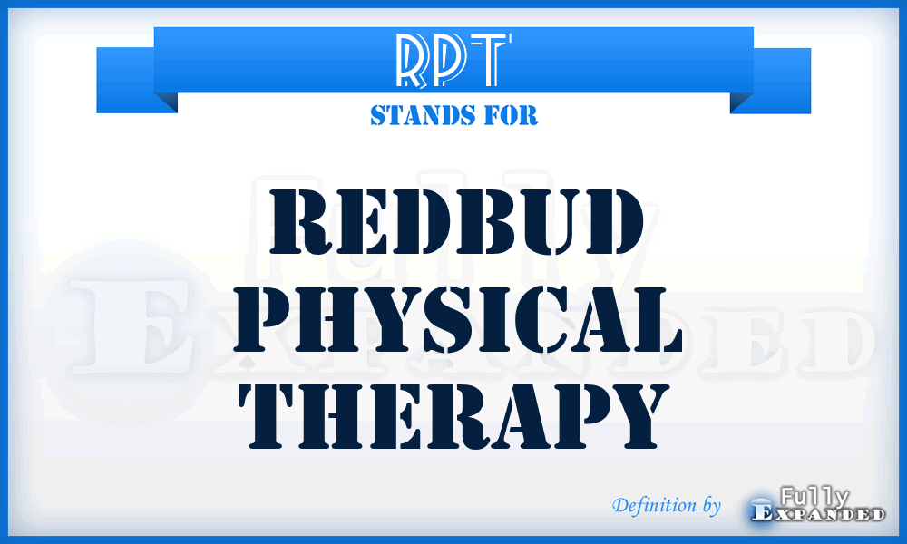 RPT - Redbud Physical Therapy