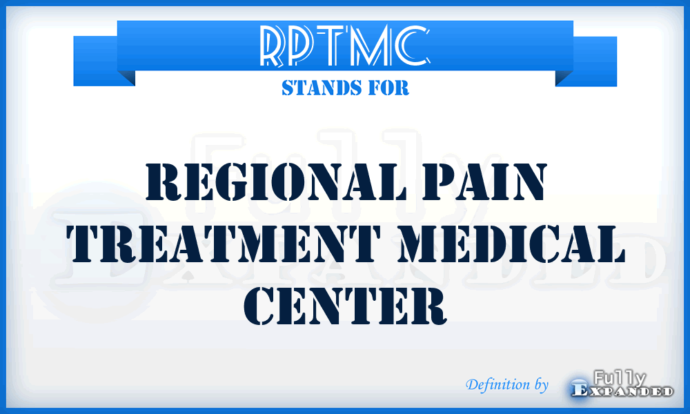 RPTMC - Regional Pain Treatment Medical Center