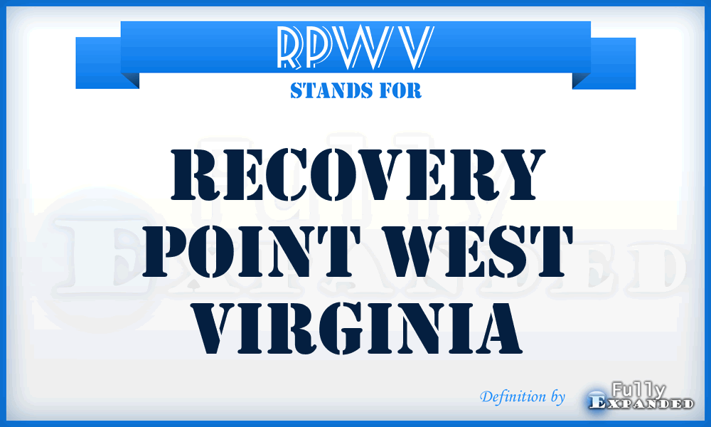 RPWV - Recovery Point West Virginia