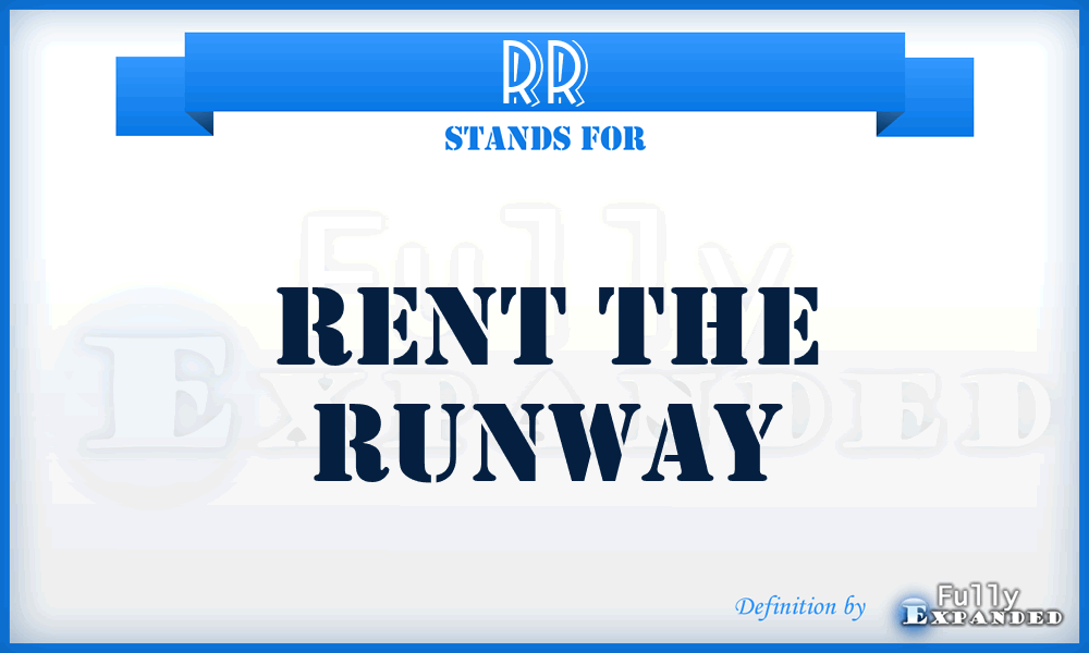 RR - Rent the Runway