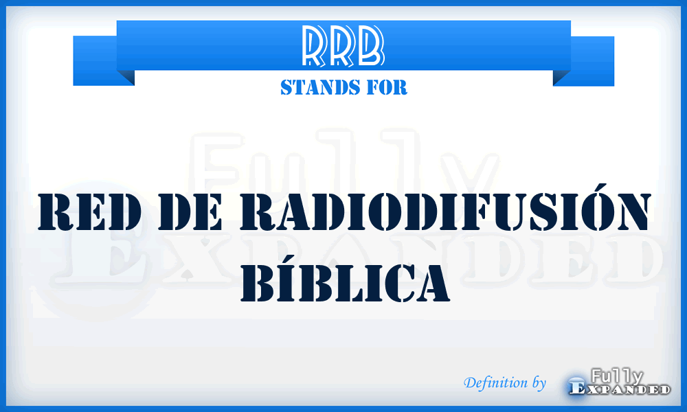 RRB - Red de Radiodifusión Bíblica